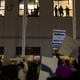 Protesters outside MSP1 in December